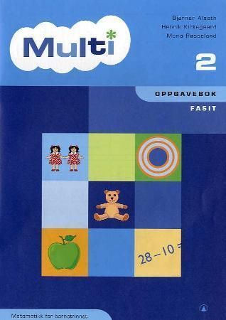 Multi 2 : oppgavebok : fasit : matematikk for barnetrinnet