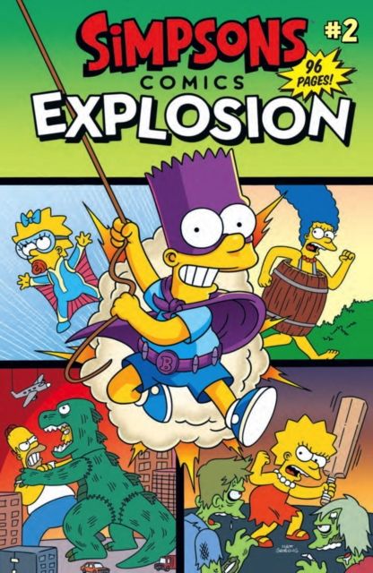 Simpsons comics explosion. 2