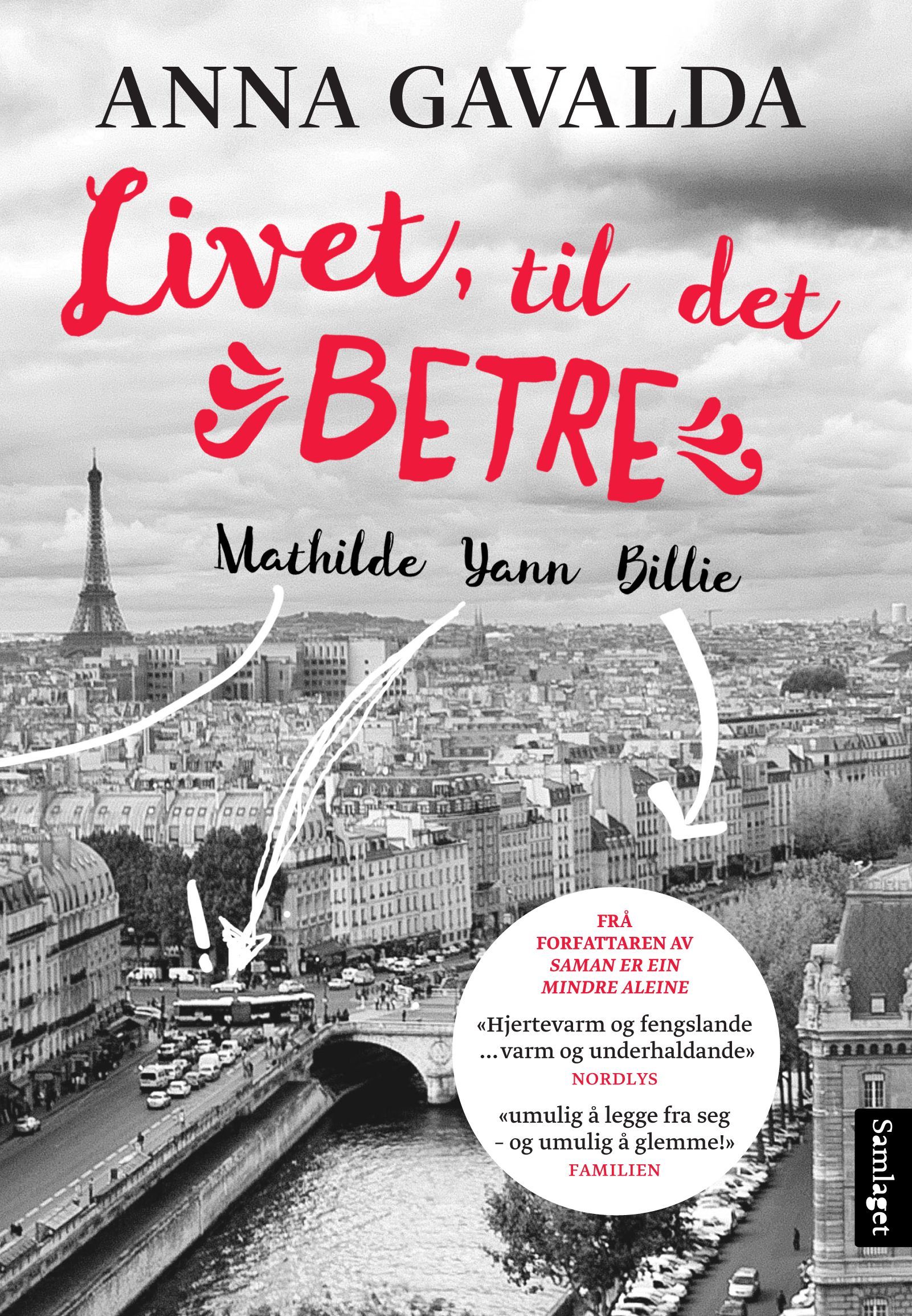 Livet, til det betre : Mathilde, Yann, Billie : tre portrett