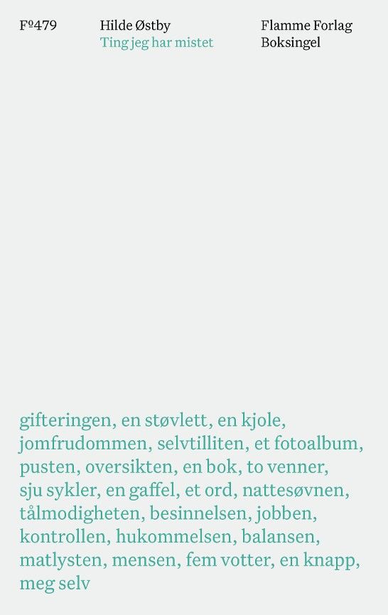 Ting jeg har mistet