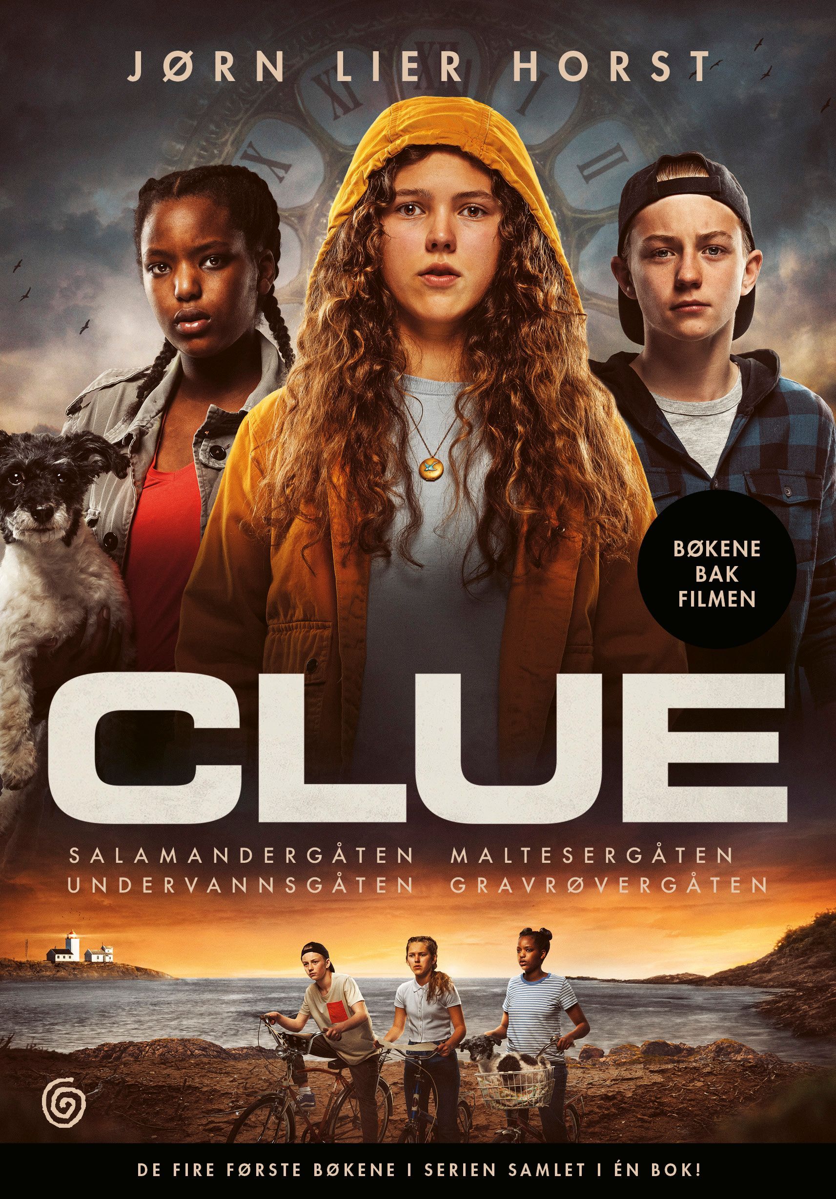 Clue 1-4 : Inneholder bøkene Salamandergåten, Maltesergåten, Undervannsgåten og Gravrøvergåten