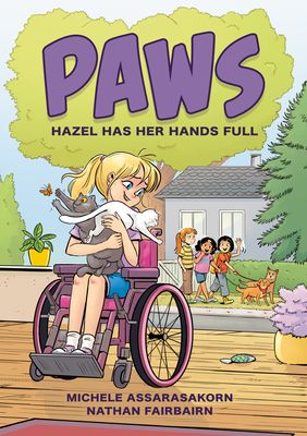 Hazel has her hands full