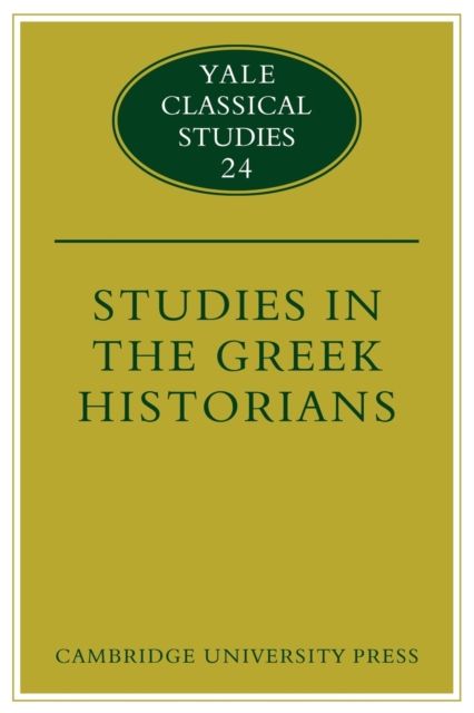 Studies in the Greek Historians