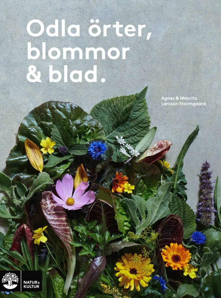 Forsidebilde av Odla örter, blommor & blad