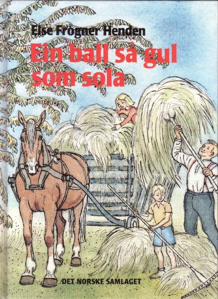 Ein ball så gul som sola