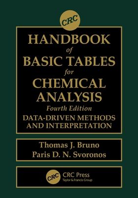 CRC Handbook of Basic Tables for Chemical Analysis : Data-Driven Methods and Interpretation