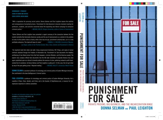 Punishment for Sale : Private Prisons, Big Business, and the Incarceration Binge