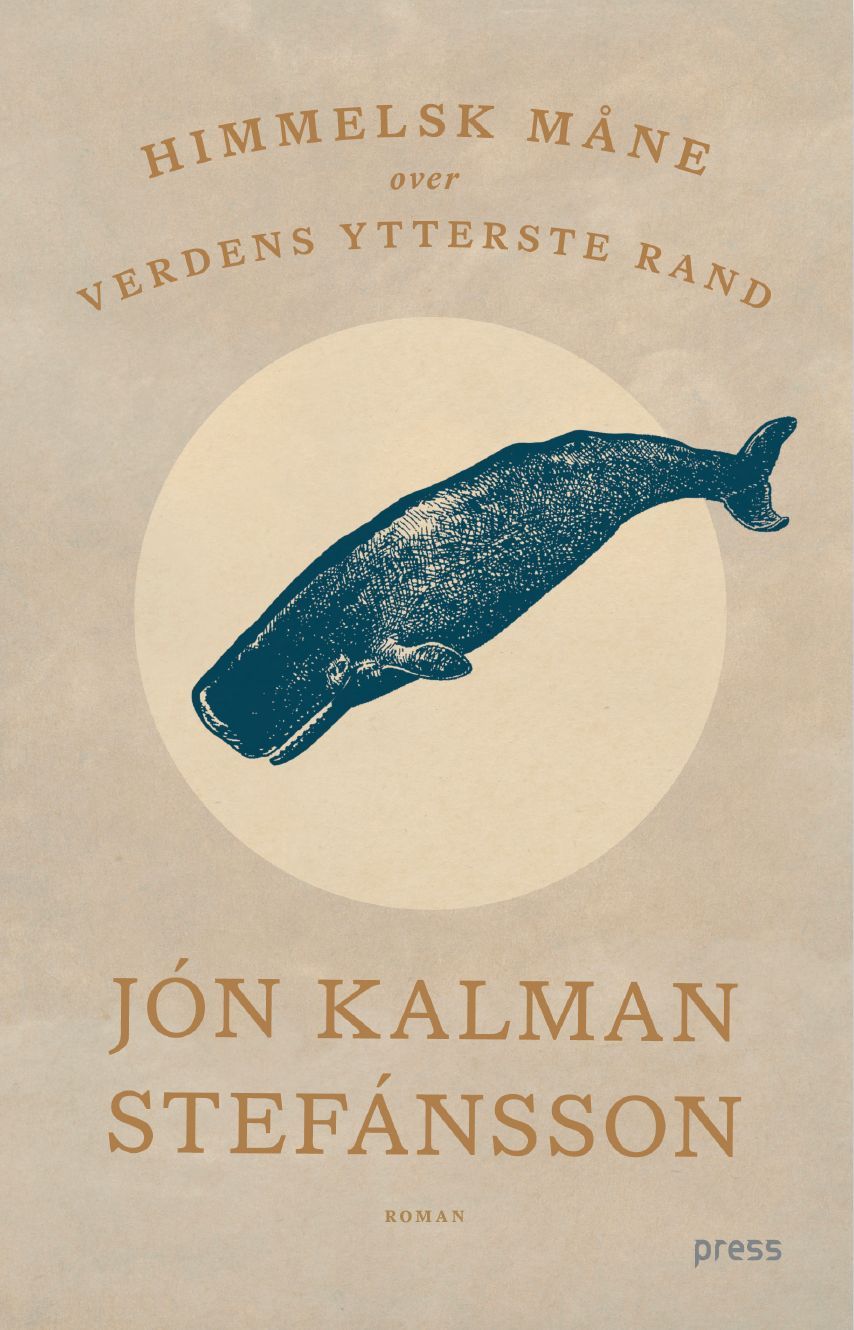 Himmelsk måne over verdens ytterste rand