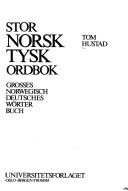 Stor norsk-tysk ordbok