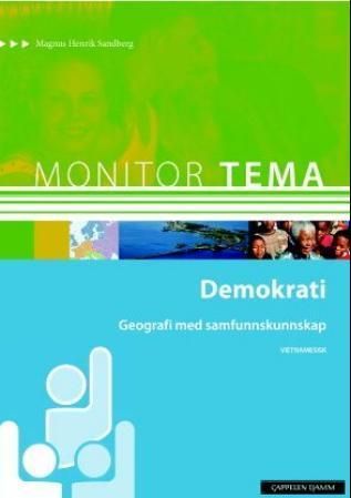 Forsidebilde av Monitor tema : geografi - demokrati : geografi med samfunnskunnskap