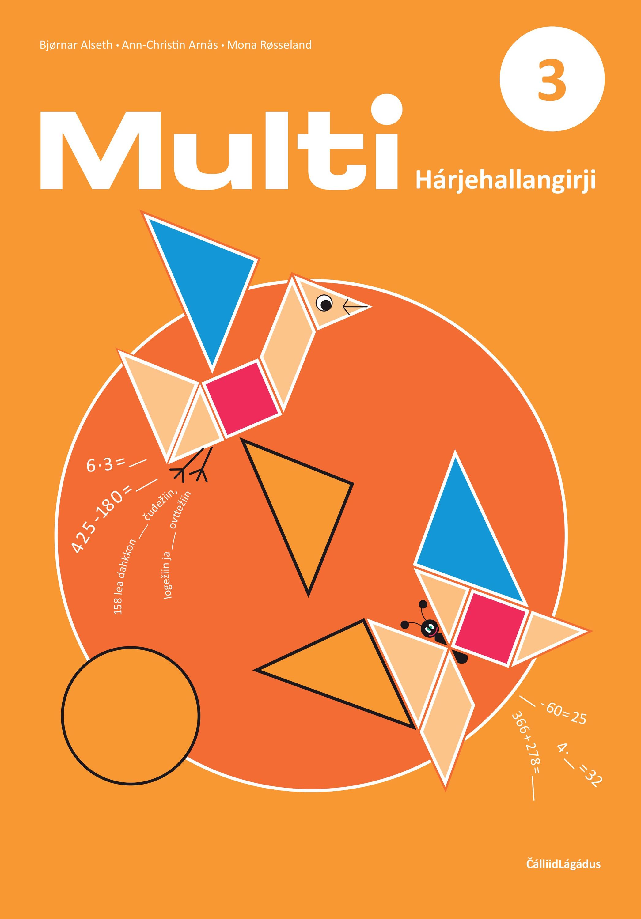 Multi 3, 3. deaddileapmi : matematihkka mánáiddássái. Hárjehallangirji