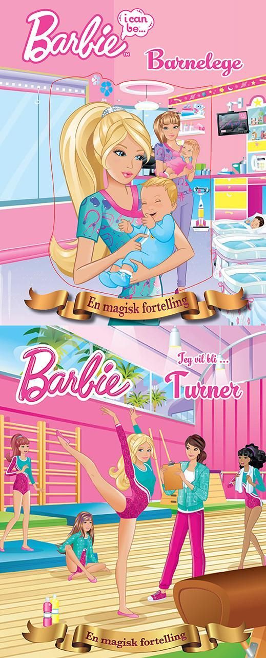 Barbie tester spennende jobber : (barnelege og turner)