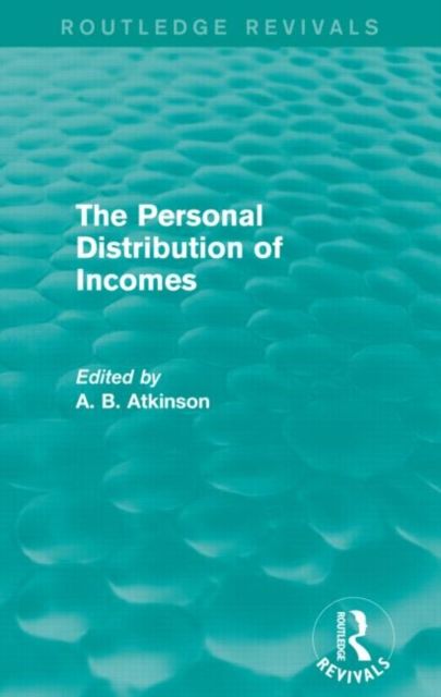 The Personal Distribution of Incomes (Routledge Revivals)