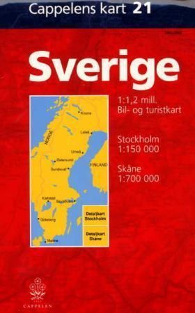 Sverige 2003-2005 : bil- og turistkart