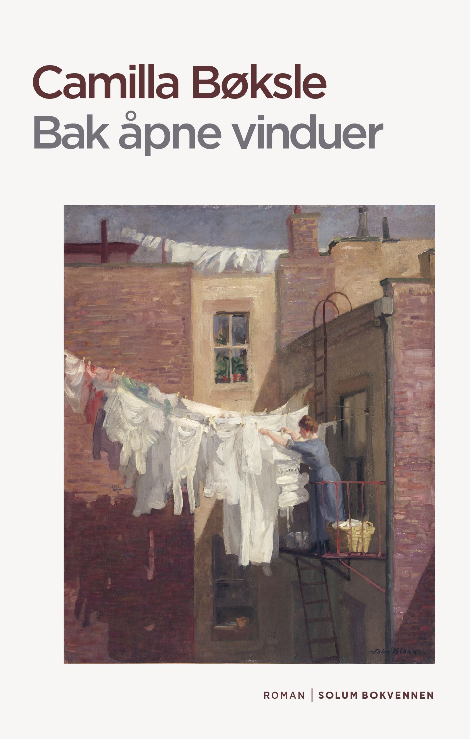 Bak åpne vinduer : roman