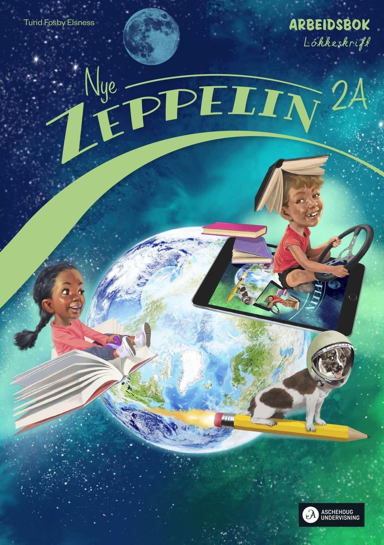 Nye Zeppelin 2A : norsk for barnetrinnet. Arbeidsbok : løkkeskrift