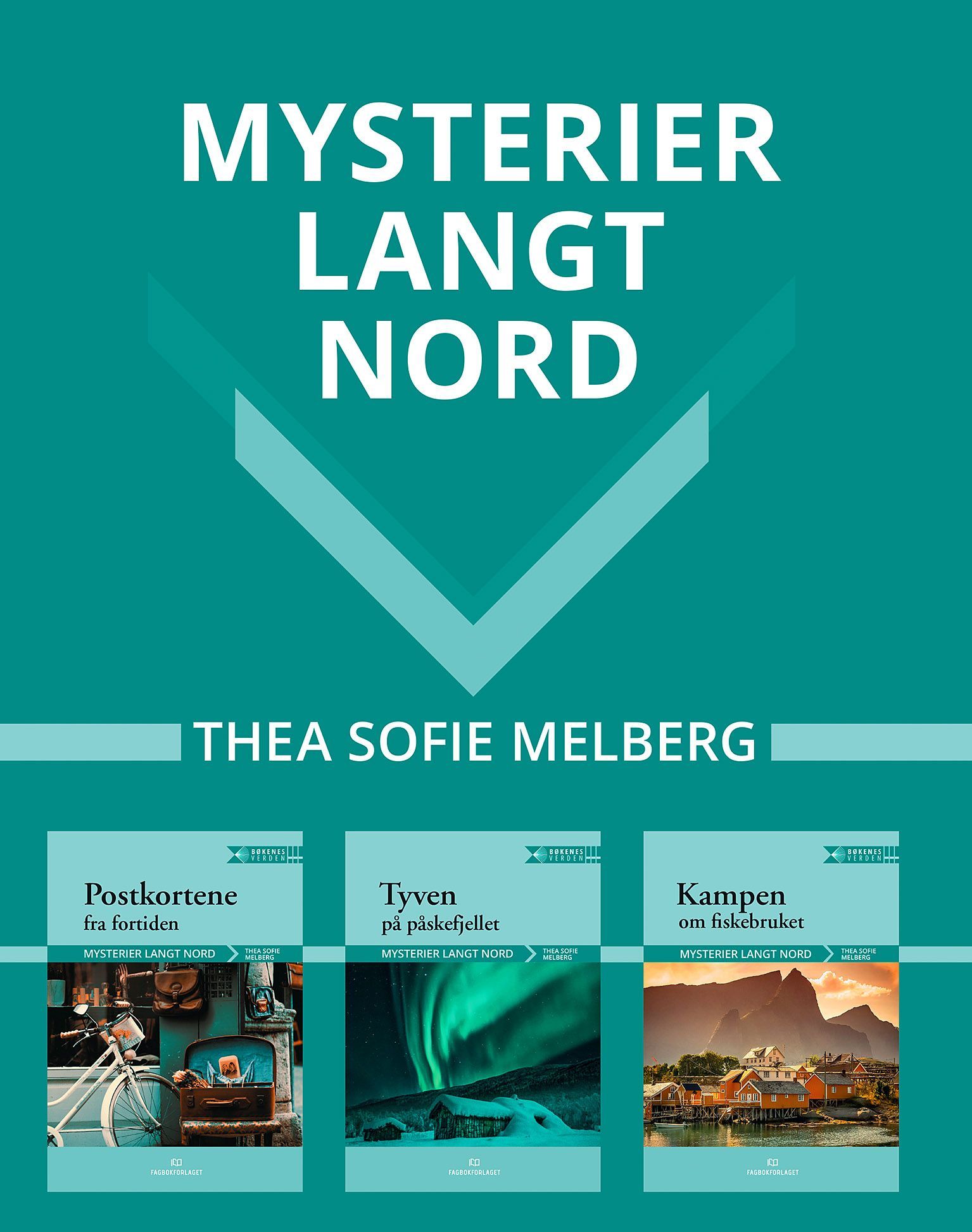 Forsidebilde av Mysterier langt nord : lettlest serie