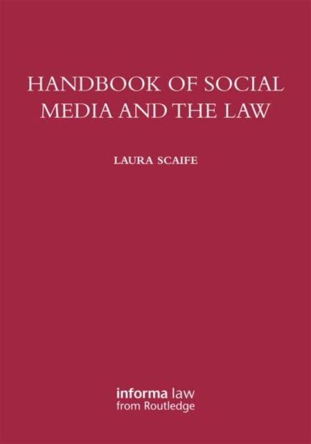 Handbook of Social Media and the Law