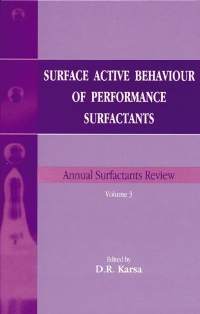 Forsidebilde av Surface Active Behaviour of Performance Surfactants