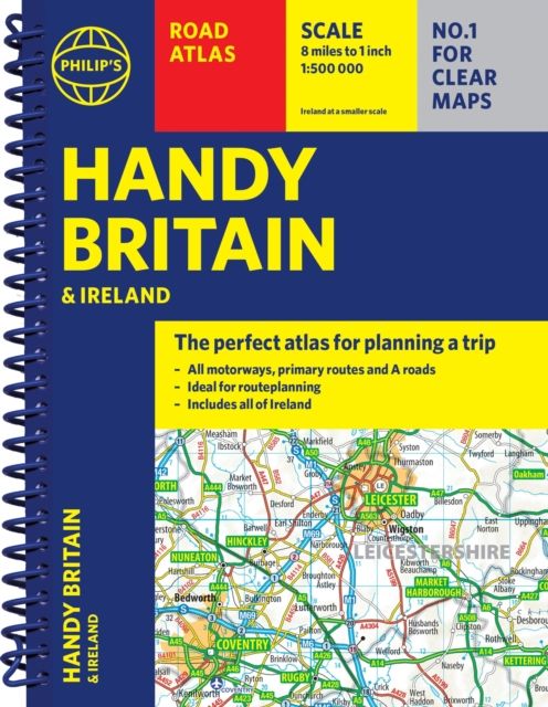Philip's Handy Atlas Britain : Spiral A5