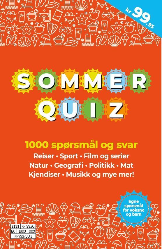 Sommerquiz : 1000 spørsmål og svar