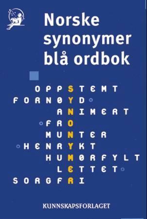 Forsidebilde av Norske synonymer blå ordbok