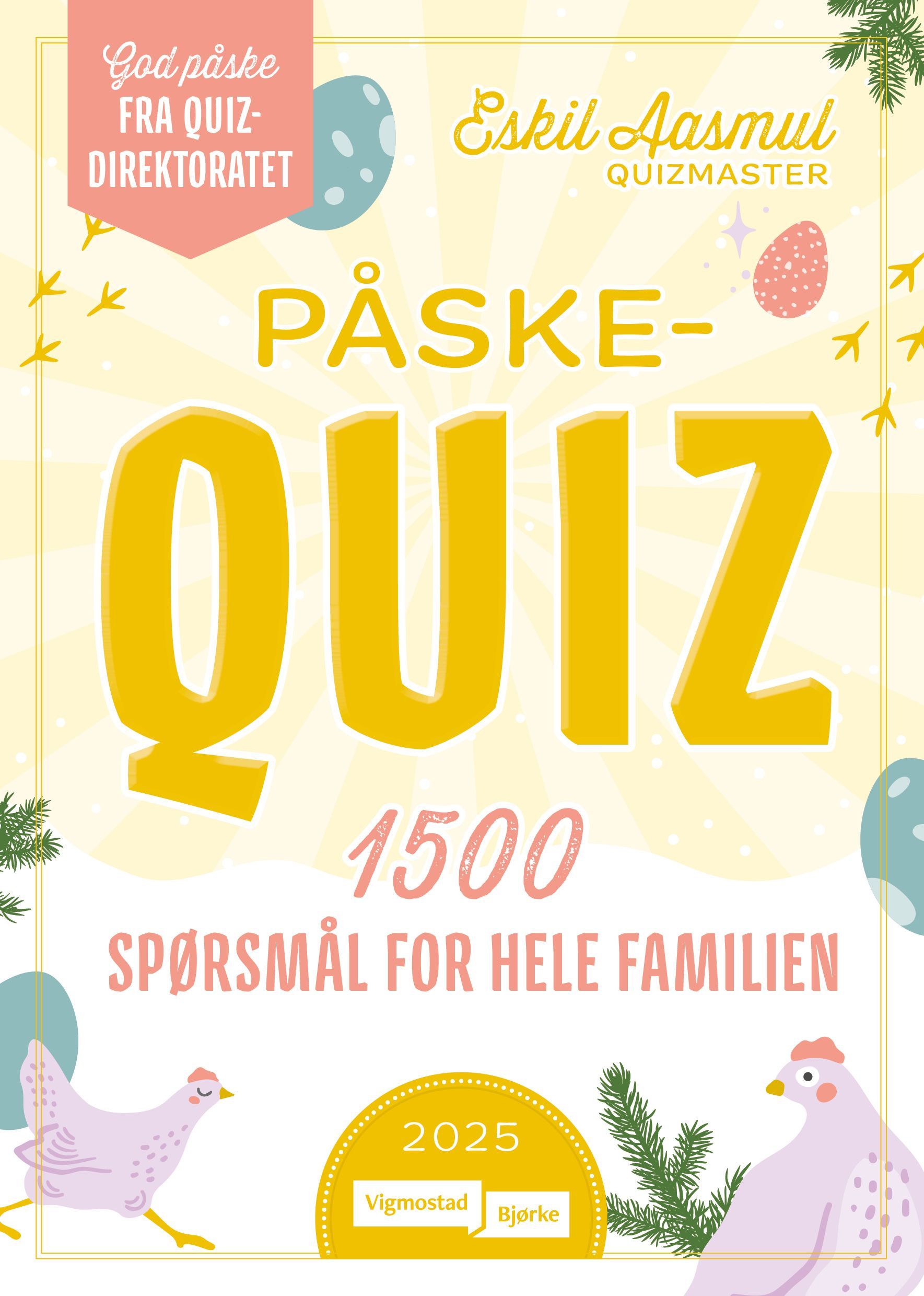 Påskequiz : 1500 spørsmål for hele familien