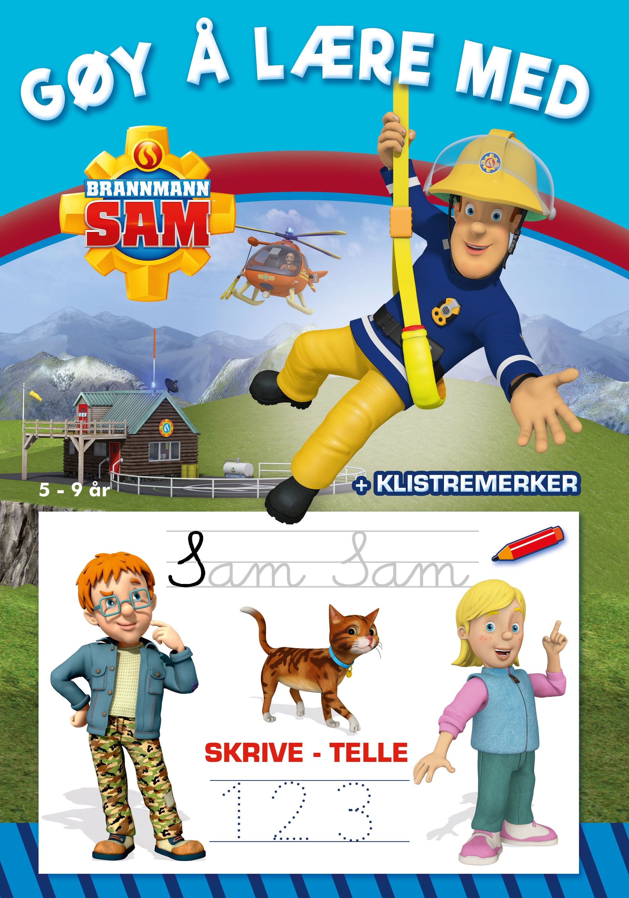 Gøy å lære med brannmann Sam : skrive, telle