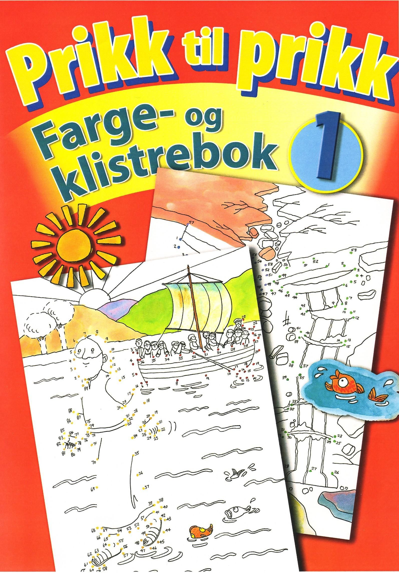 Prikk til prikk : farge- og klistrebok 1