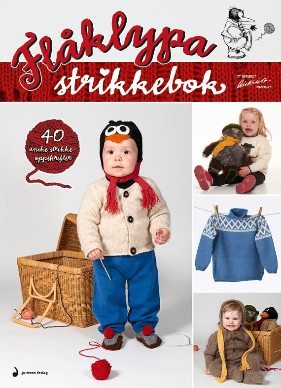 Flåklypa strikkebok : 40 ulike strikkeoppskrifter