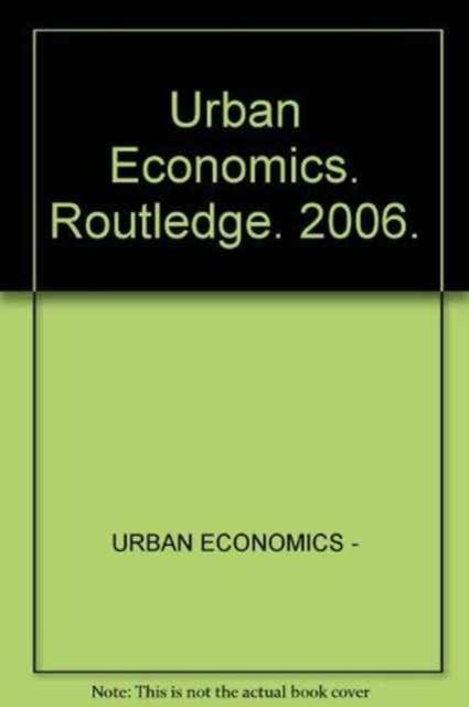 Urban Economics