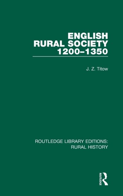 English Rural Society, 1200-1350