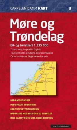 Møre og Trøndelag : bil- og turistkart = tourist map = Touristenkarte = carte touristique