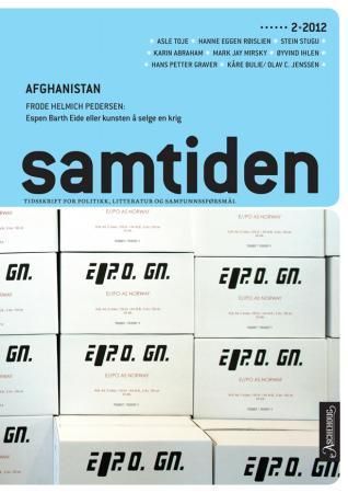 Samtiden. Hefte 2 2012 : tidsskrift for politikk, litteratur og samfunnsspørsmål