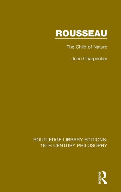 Rousseau : The Child of Nature