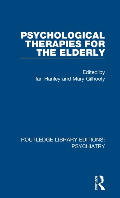 Psychological Therapies for the Elderly