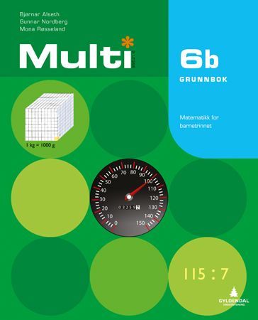 Multi 6b, 2. utgåve : matematikke for barnesteget. Grunnbok