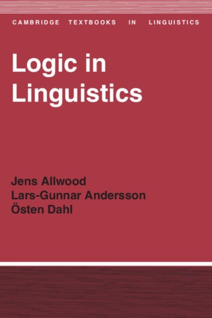 Forsidebilde av Logic in Linguistics