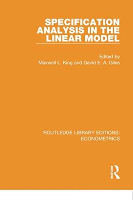 Specification Analysis in the Linear Model