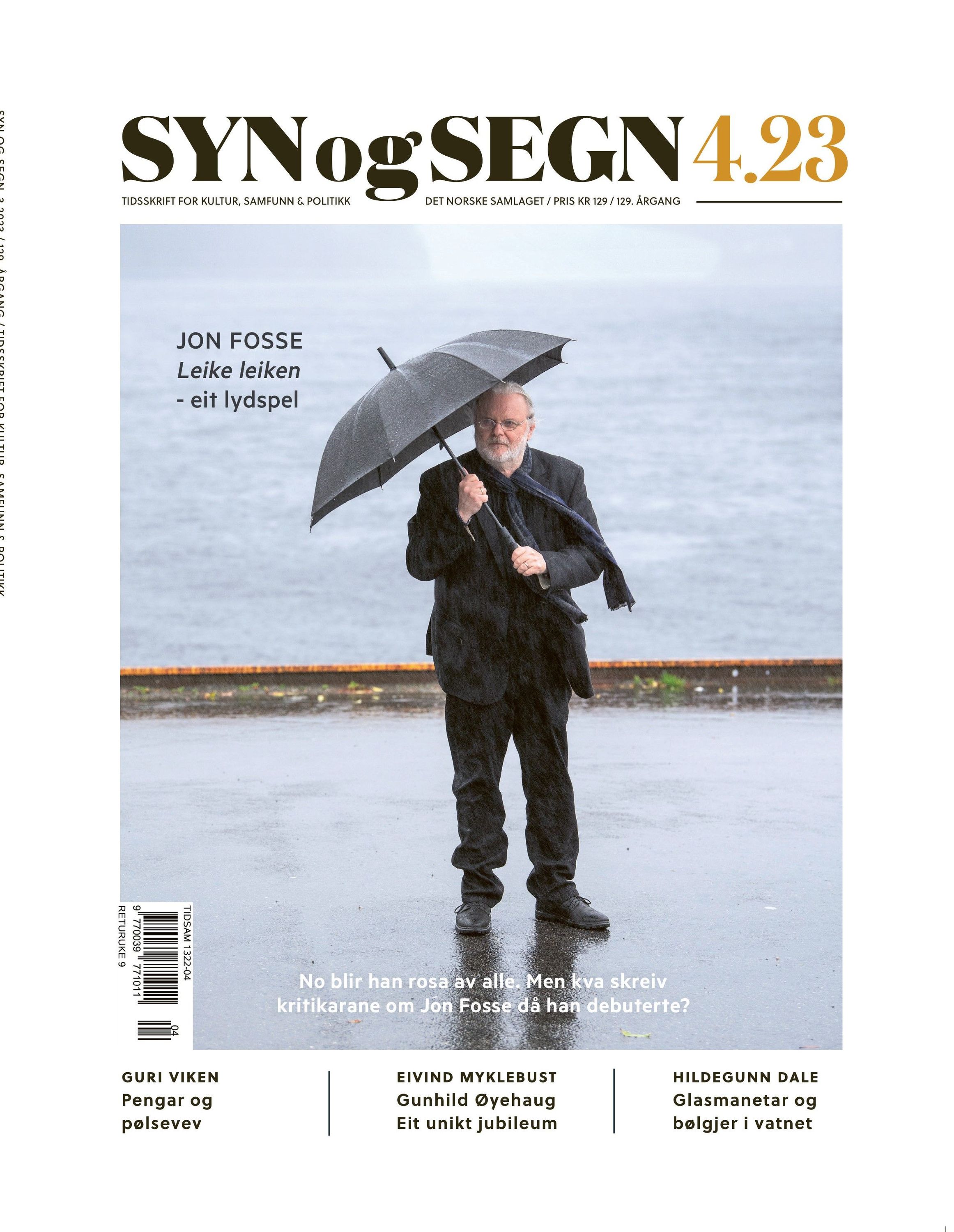 Syn og segn. Hefte 4-2023 : tidsskrift for kultur, samfunn & politikk
