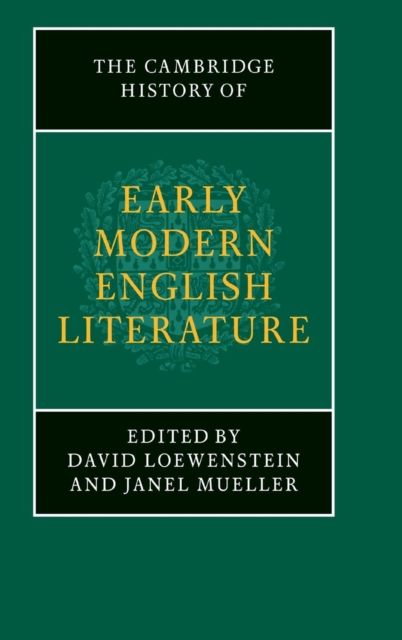 The Cambridge History of Early Modern English Literature