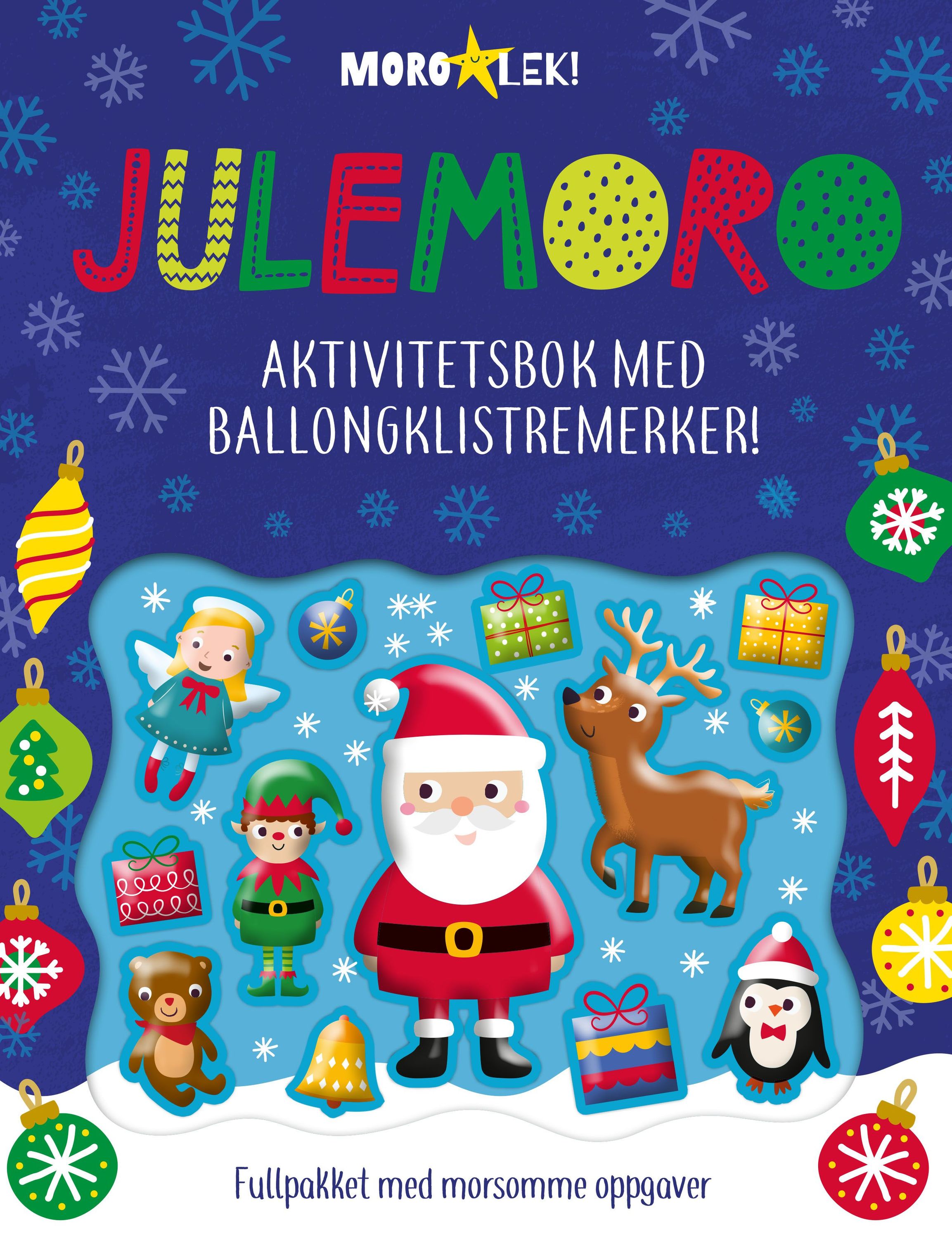 Julemoro : aktivitetsbok med ballongklistremerker