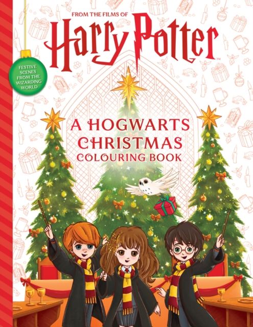Forsidebilde av A Hogwarts Christmas Colouring Book