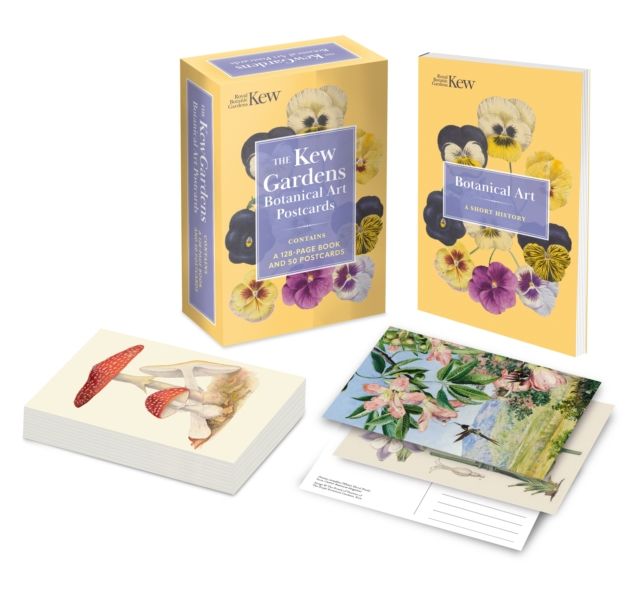 The Kew Gardens Botanical Art Postcards : Contains a 128-page Book and 50 Postcards