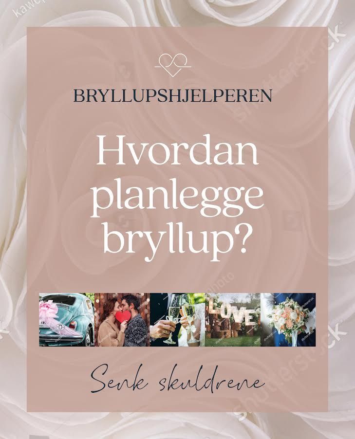 Hvordan planlegge bryllup? : senk skuldrene