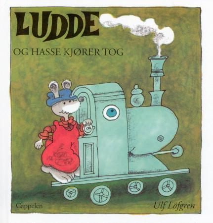 Forsidebilde av Ludde og Hasse kjører tog