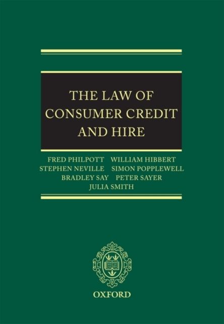 The Law of Consumer Credit and Hire