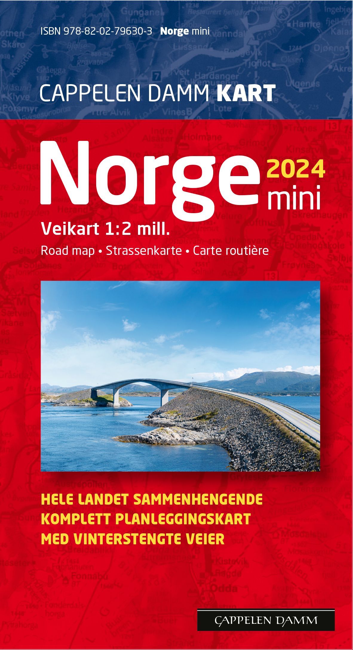Norge mini 2024 : veikart = road map = Strassen Karte = carte routiére