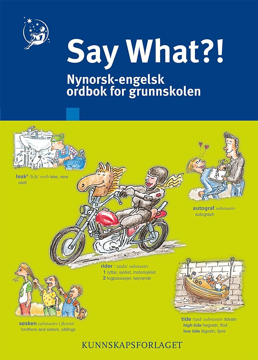 Say what?! : nynorsk-engelsk ordbok for grunnskolen