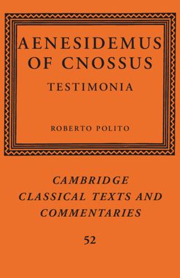 Aenesidemus of Cnossus : Testimonia